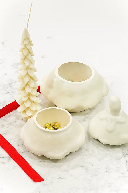 Tree Taper Candle — hand-poured Christmas tree-shaped festive candle.Zenglow